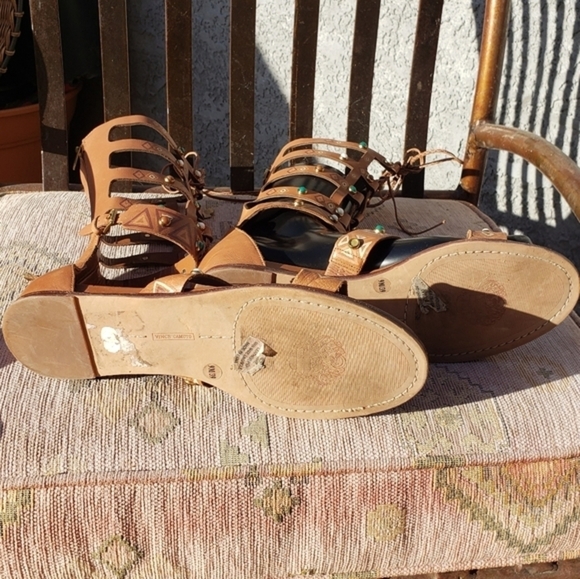 Vince Camuto gladiator Shandon Wedge Sandal - Picture 6 of 11